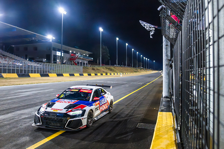 Will Brown wins a first race full of drama at Eastern Creek