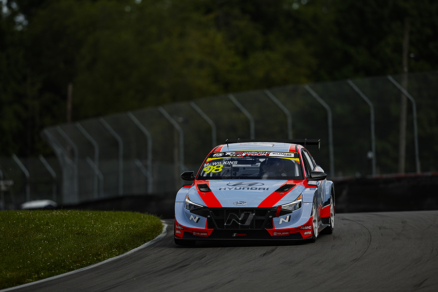 Mark Wilkins top of the guest stars at Mid-Ohio in qualifying